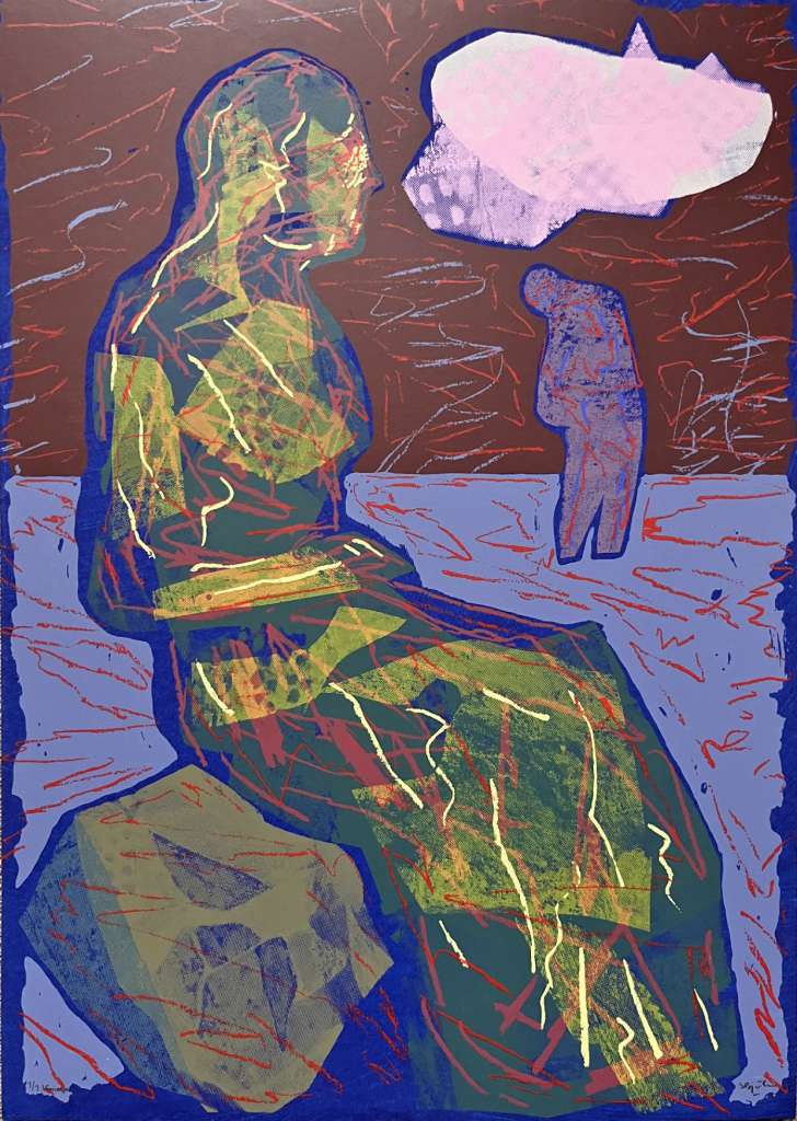 Ventende i stillhet, lilla versjon, Unika